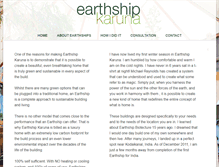 Tablet Screenshot of earthshipkaruna.net